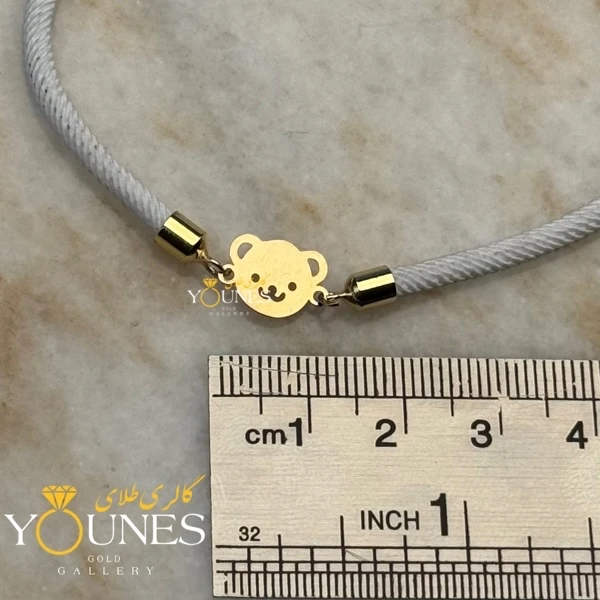 دستبند تدی طلا لیزری